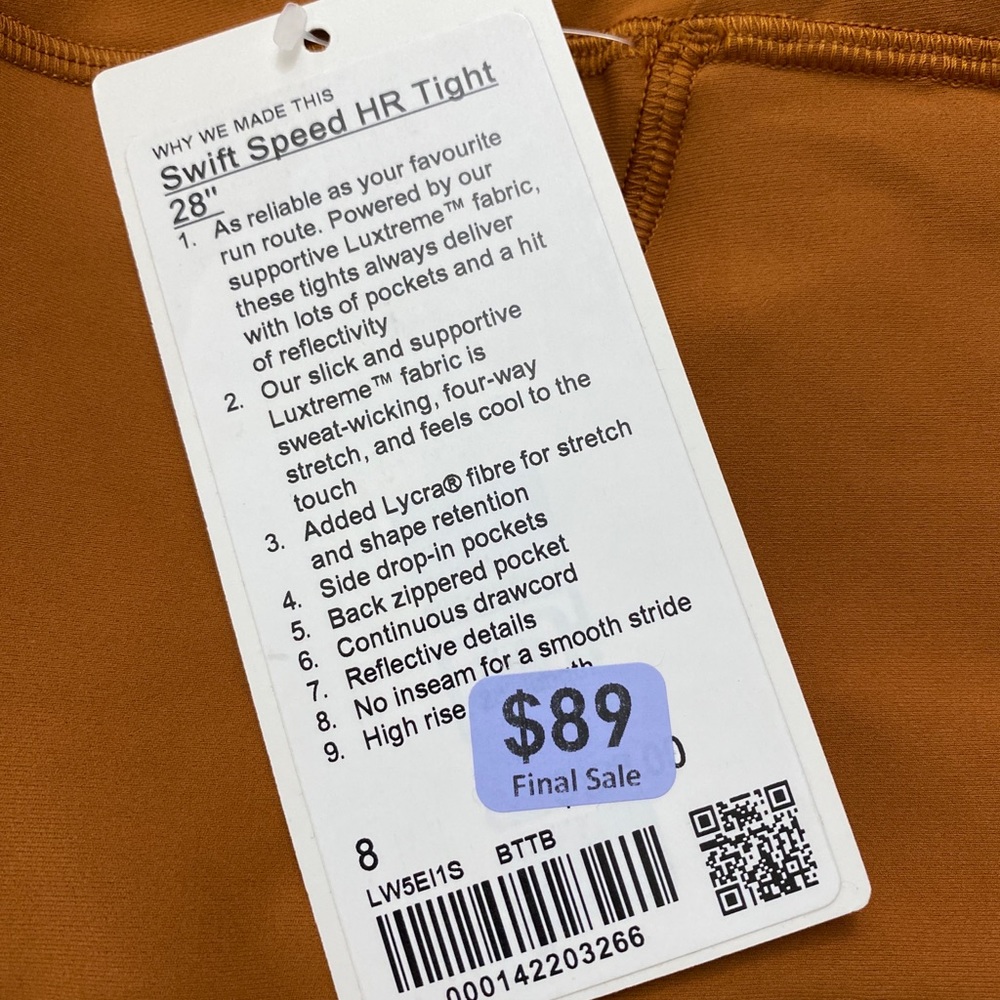 New with tag lululemon legging